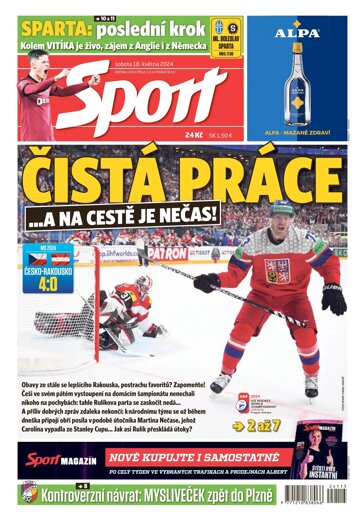 Obálka e-magazínu Sport 18.5.2024