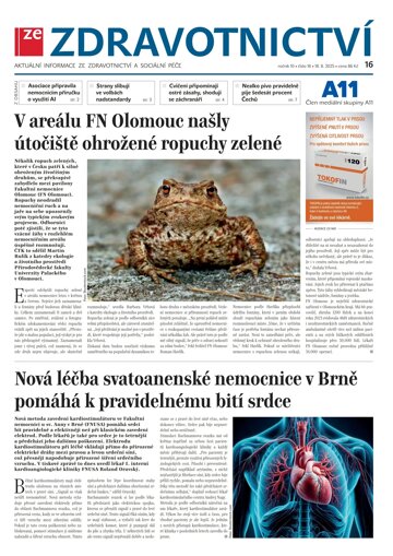 Obálka e-magazínu Ze Zdravotnictví 16/2025