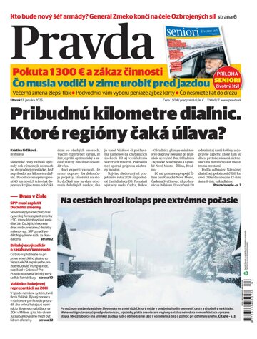 Obálka e-magazínu Pravda 13. 1. 2026