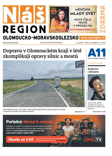 Obálka e-magazínu Náš Region - Olomoucko/Moravskoslezsko 25/2026