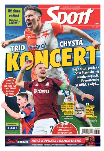 Obálka e-magazínu Sport 25.7.2026