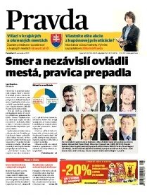 Obálka e-magazínu Pravda 29.11.2010