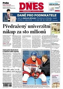 Obálka e-magazínu MF Dnes 25.2.2014