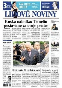 Obálka e-magazínu Lidové noviny 10.5.2014