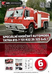 Hasičský automobil Tatra 815-7 731 R32 26 325 6x6.1