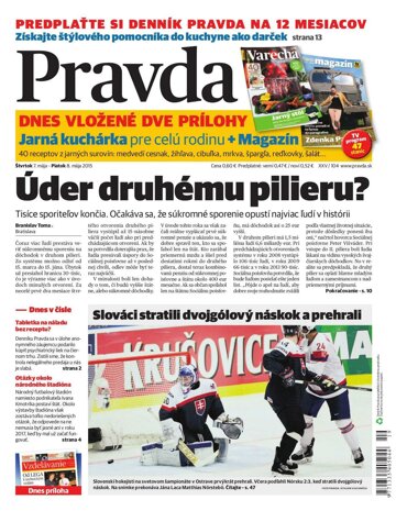 Obálka e-magazínu Pravda 7. 5. 2015