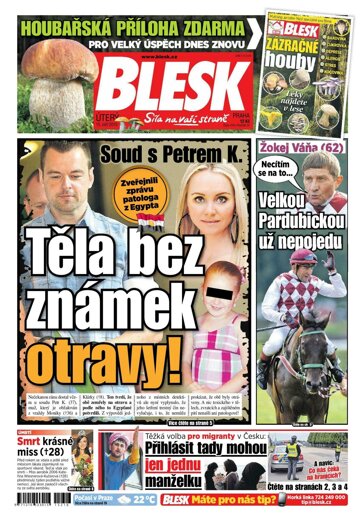 Obálka e-magazínu Blesk 15.9.2015