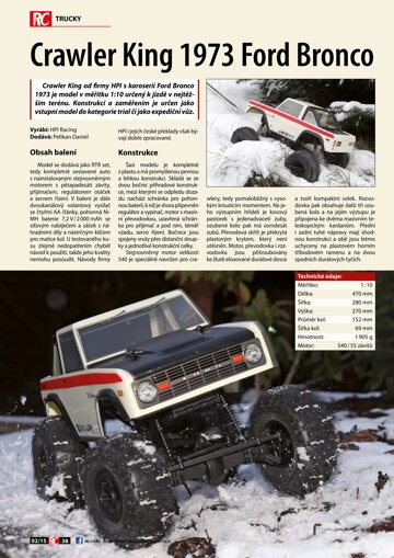 Obálka e-magazínu Crawler King 1973 Ford Bronco