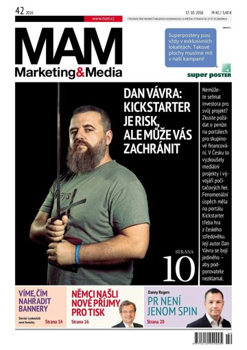 Obálka e-magazínu Marketing & Media 42 - 17.10.2016