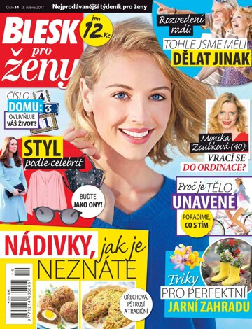 Obálka e-magazínu Blesk pro ženy 3.4.2017