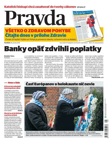 Obálka e-magazínu Pravda 28. 1. 2019