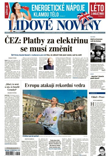 Obálka e-magazínu Lidové noviny 26.6.2019