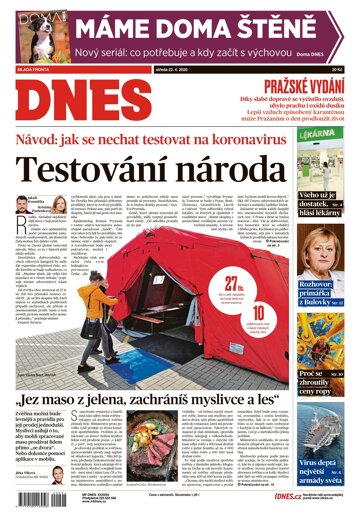 Obálka e-magazínu MF Dnes 22.4.2020