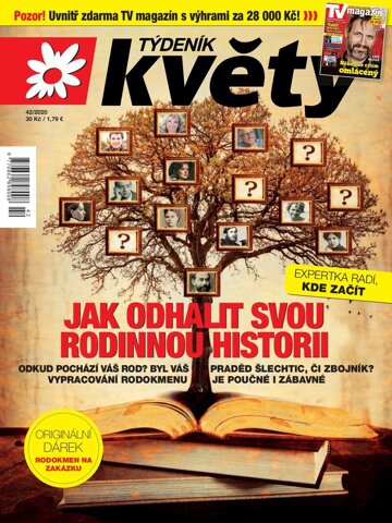 Obálka e-magazínu Týdeník Květy 42/2020
