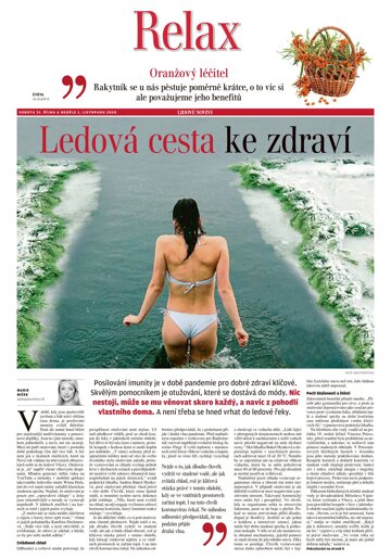 Obálka e-magazínu LN+ Čechy - 31.10.2020