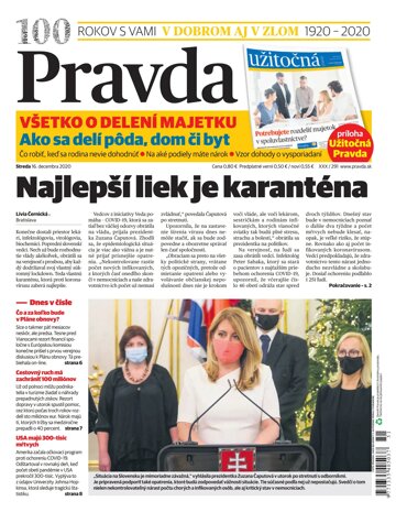 Obálka e-magazínu Pravda 16. 12. 2020