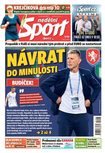 Obálka e-magazínu Nedělní Sport 6.6.2021