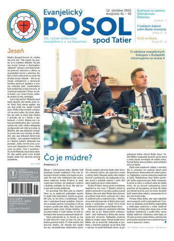 Obálka e-magazínu Evanjelický posol spod Tatier 41-42-2021