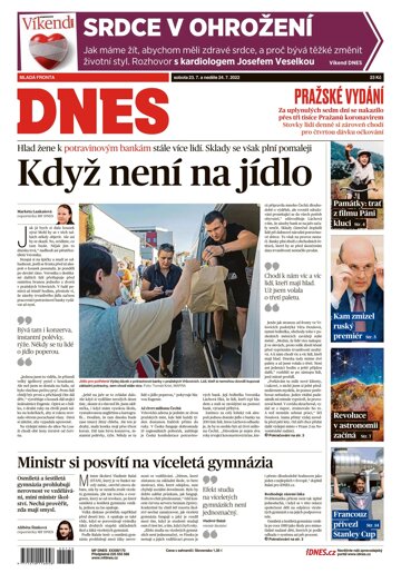 Obálka e-magazínu MF Dnes 23.7.2022