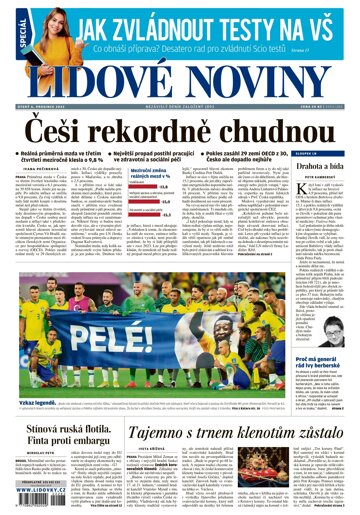 Obálka e-magazínu Lidové noviny 6.12.2022