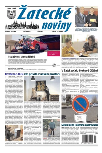 Obálka e-magazínu Žatecké noviny 15/23