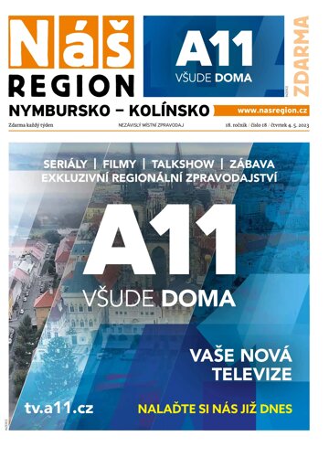Obálka e-magazínu Náš Region - Nymbursko/Kolínsko 18/2023