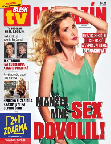 Obálka e-magazínu Blesk Tv magazín - 29.9.2023