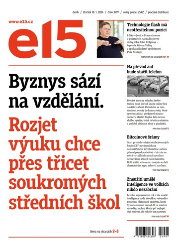 Obálka e-magazínu E15 18.1.2024