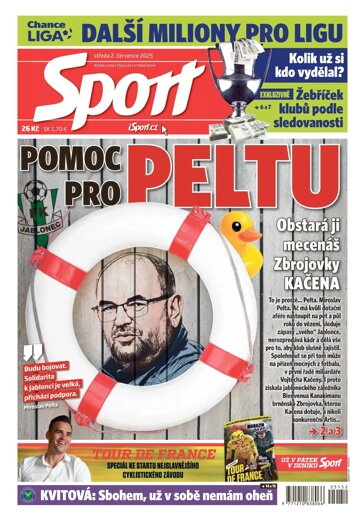 Obálka e-magazínu Sport 2.7.2025