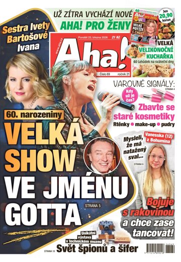 Obálka e-magazínu AHA! 23.3.2026