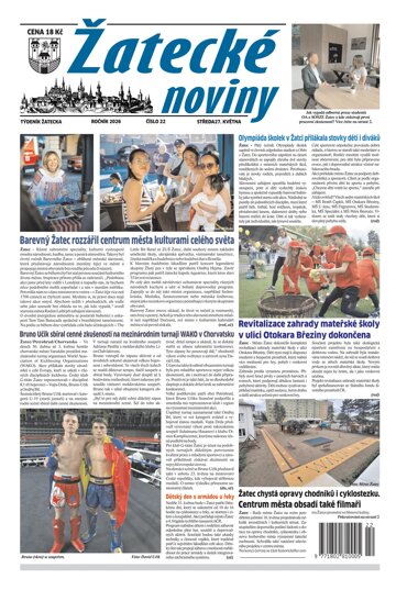 Obálka e-magazínu Žatecké noviny 22/26