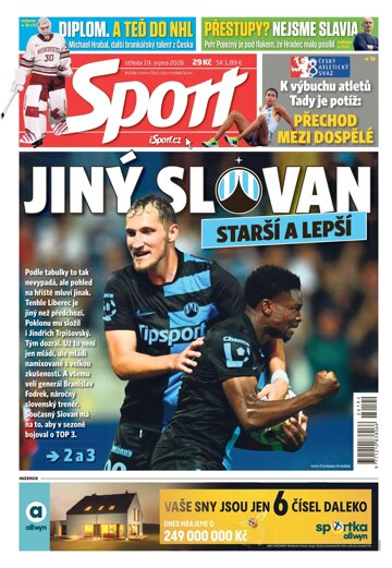 Obálka e-magazínu Sport 19.8.2026