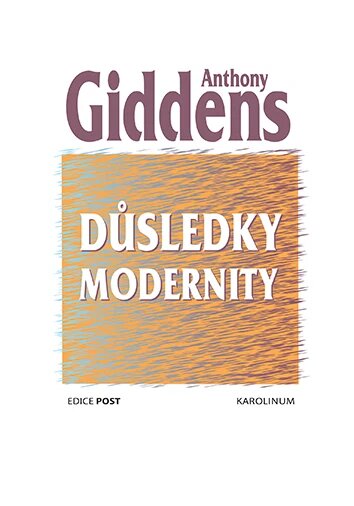 Obálka knihy Důsledky modernity