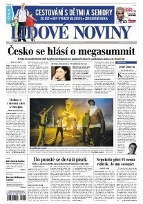 Obálka e-magazínu Lidové noviny 20.8.2014