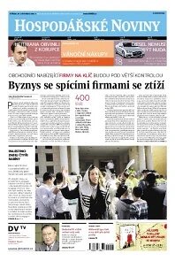 Obálka e-magazínu Hospodářské noviny 225 - 19.11.2014