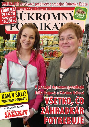Obálka e-magazínu Súkromný podnikateľ 4/2015