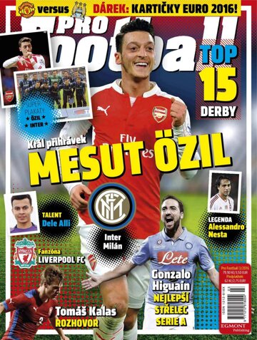 Obálka e-magazínu Pro Footbal 3/2016