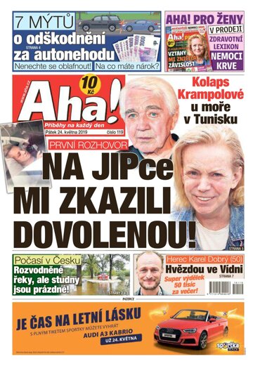 Obálka e-magazínu AHA! 24.5.2019