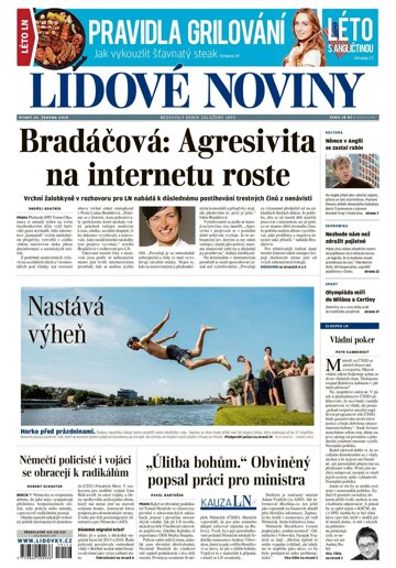 Obálka e-magazínu Lidové noviny 25.6.2019