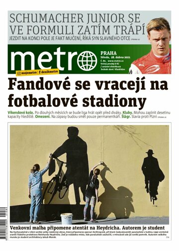 Obálka e-magazínu deník METRO 28.4.2021