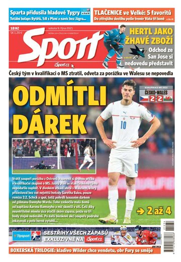 Obálka e-magazínu Sport 9.10.2021