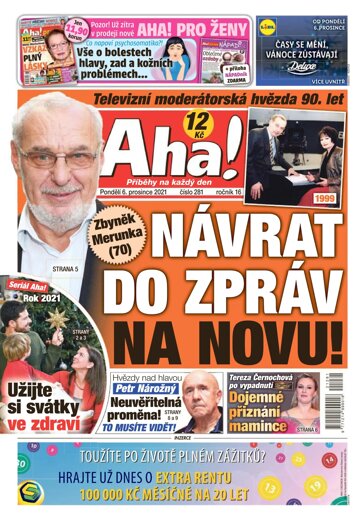 Obálka e-magazínu AHA! 6.12.2021