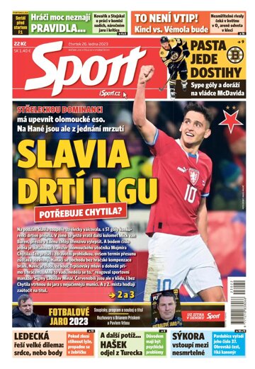 Obálka e-magazínu Sport 26.1.2023