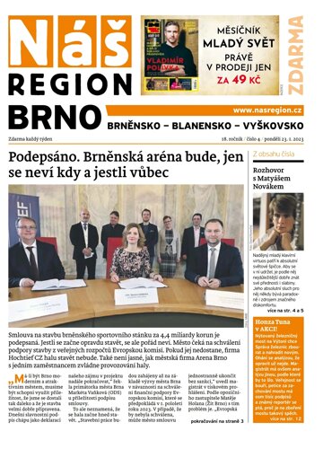 Obálka e-magazínu Náš Region - Brno 4/2023