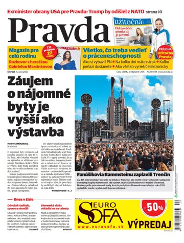 Obálka e-magazínu Pravda 15. 6. 2023