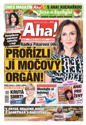 Obálka e-magazínu AHA! 14.3.2024