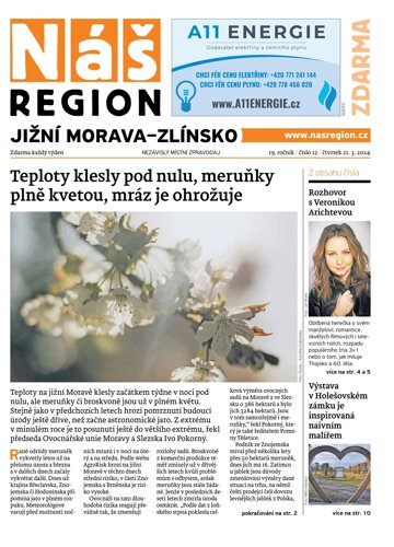 Obálka e-magazínu Náš Region - Jižní Morava/Zlínsko 12/2024