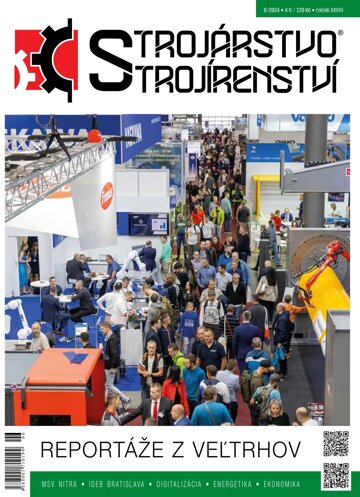 Obálka e-magazínu STROJÁRSTVO/STROJÍRENSTVÍ 6/2024
