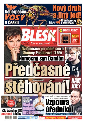 Obálka e-magazínu Blesk 25.7.2024