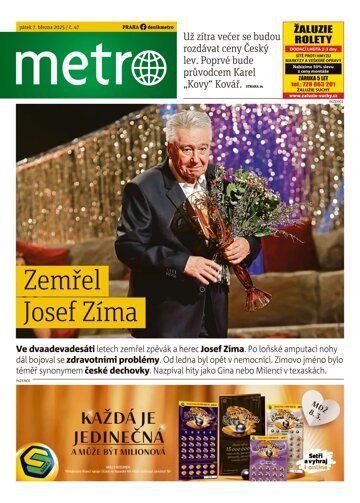 Obálka e-magazínu deník METRO 7.3.2025